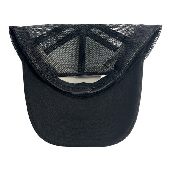 NEW VINTAGE STYLE HONDA MOTORS BLACK TRUCKER HAT CAP ADULT SIZE TRENDY RETRO - Picture 3 of 3